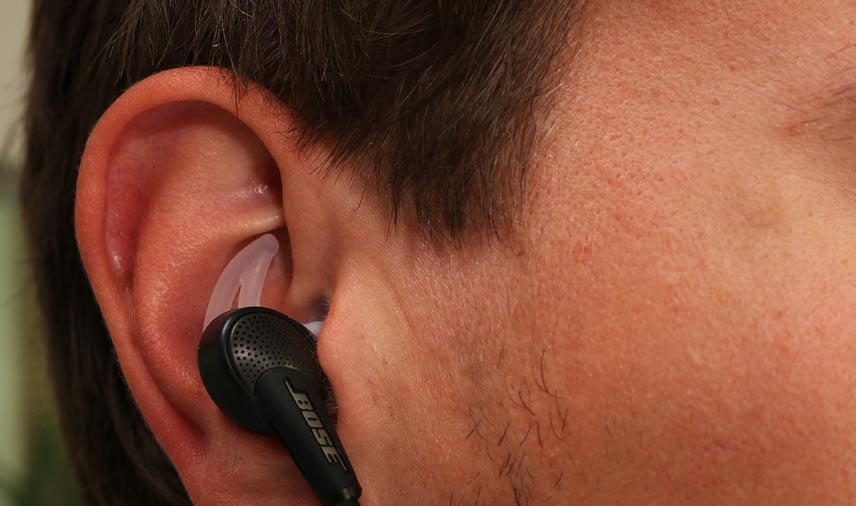 Bose Quiet Comfort 20 Tragecomfort