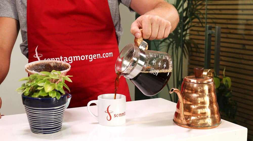 Handfilter Kaffee