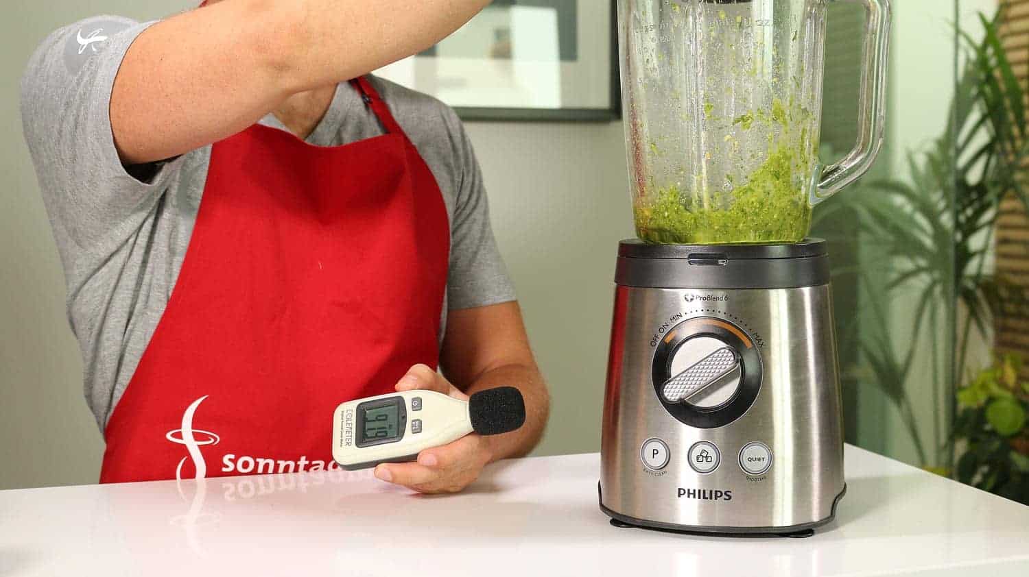 Philips HR2195 Lautstärke