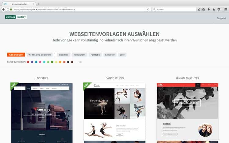 df Design Auswahl