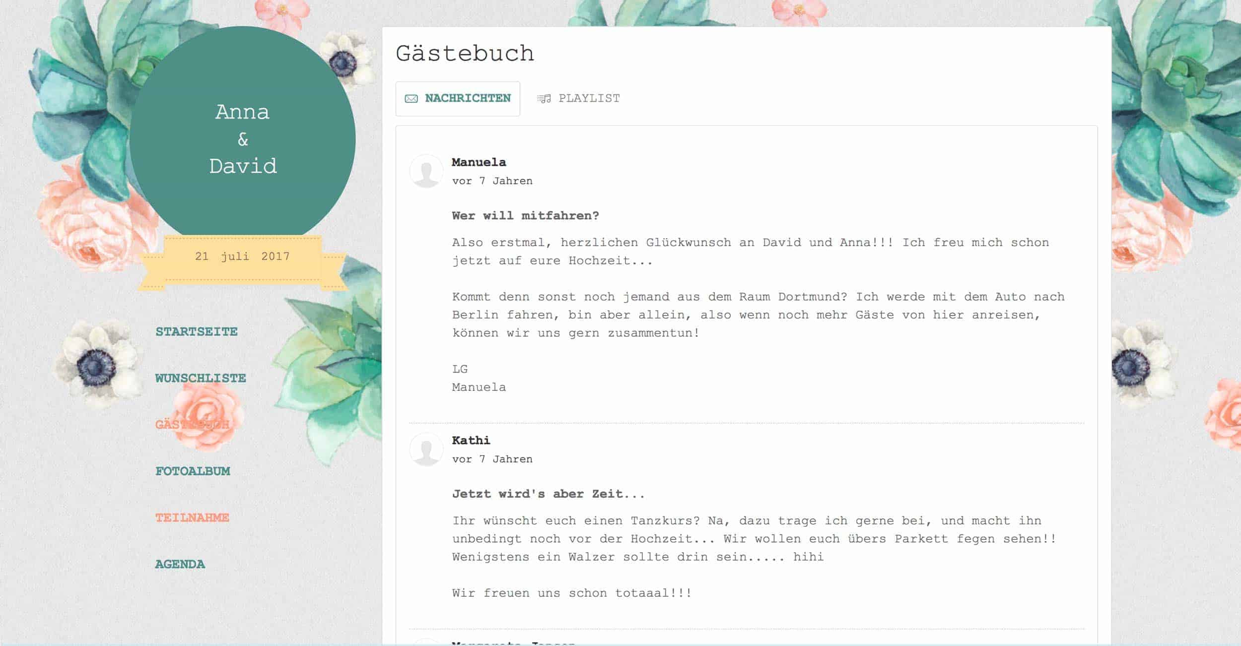 Hochzeit Gaestebuch