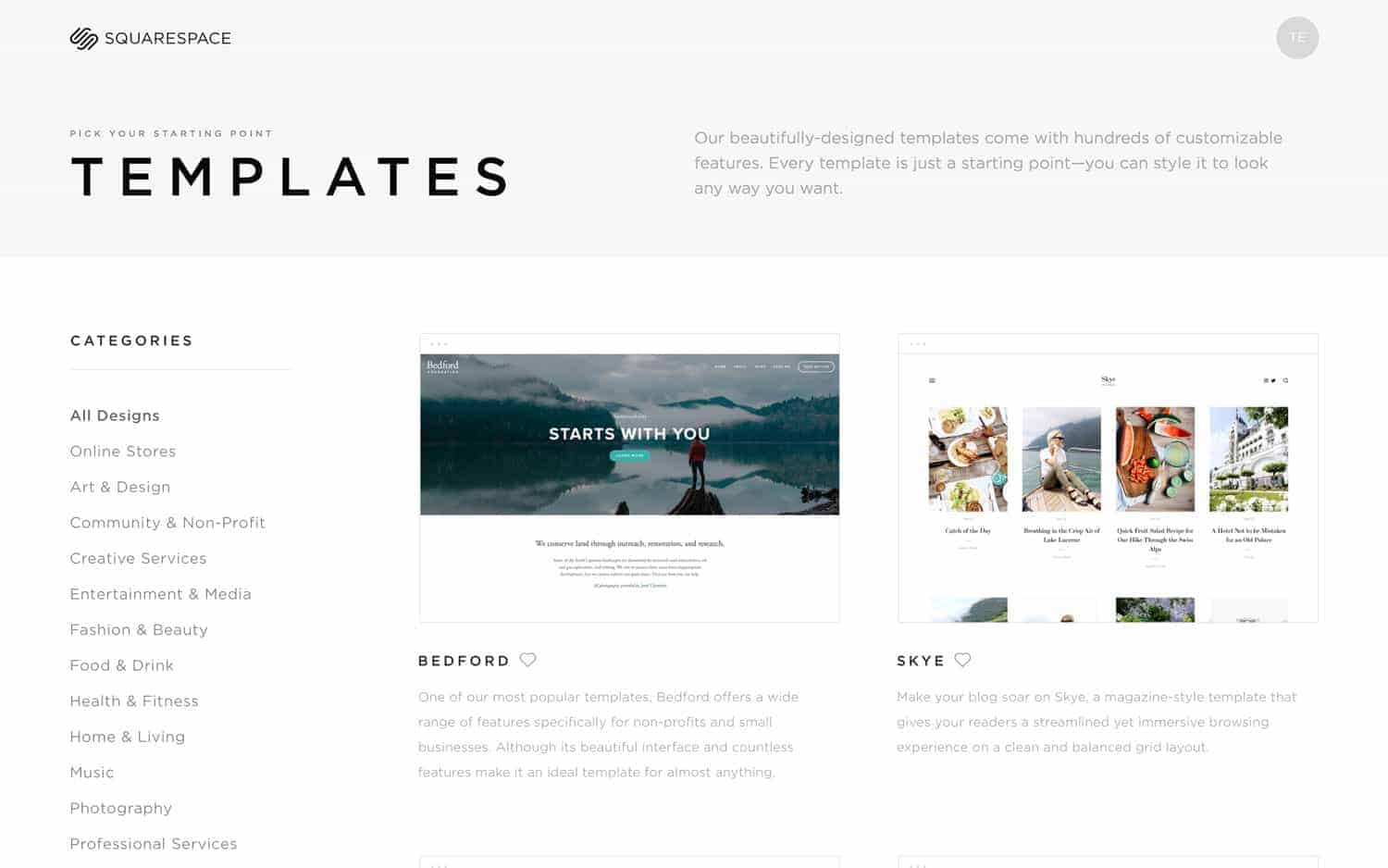 Squarespace Designs