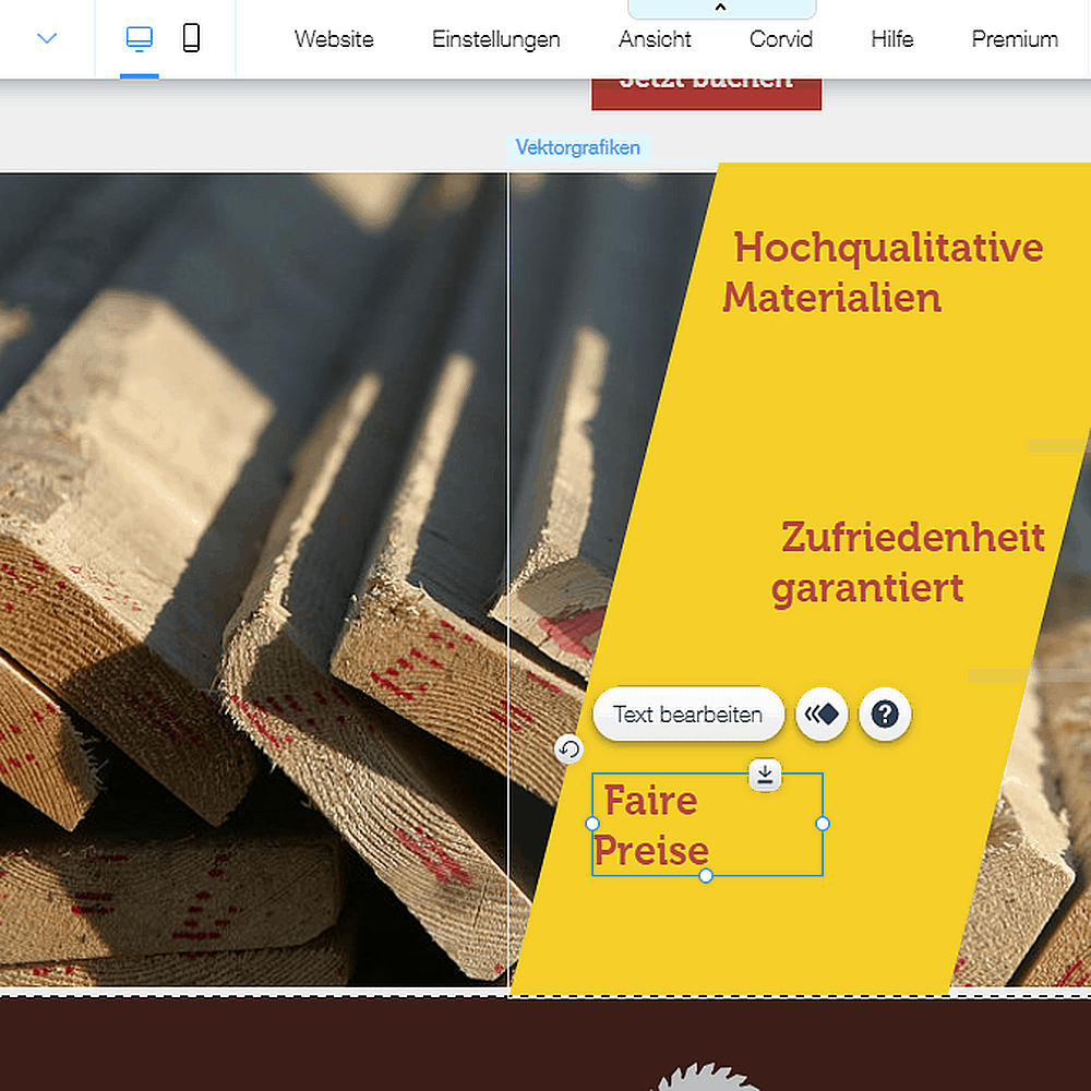 Wix Editor Design