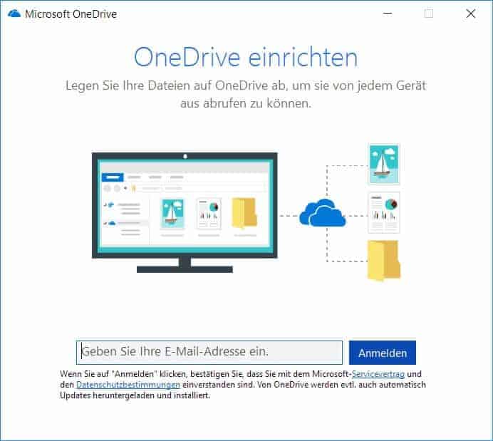 OneDrive Einrichten