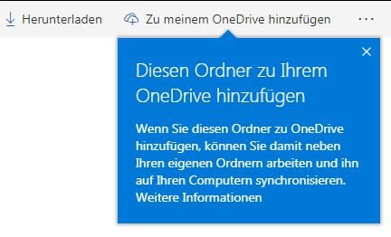 OneDrive geteilt