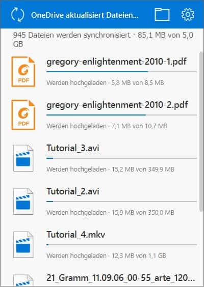 OneDrive Uploads