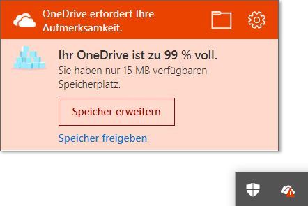 OneDrive Voll