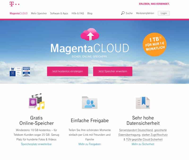 Magenta Cloud im Test