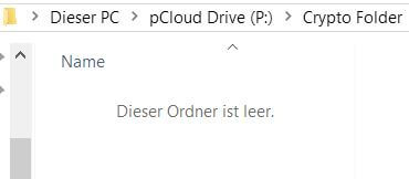 Pcloud Crypto Folder