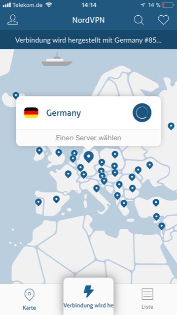 NordVPN Smartphone App