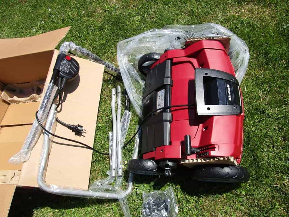 Einhell GE-SA 1640 Karton verpacken