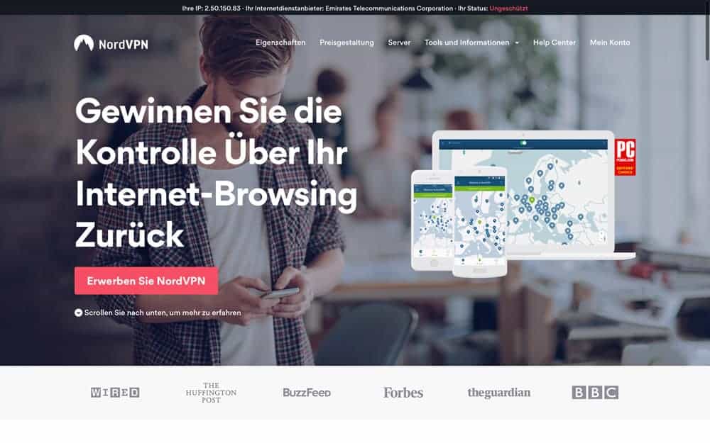 nordvpn-website