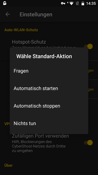 Cyberghost WLAN Aktion