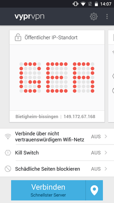 VyprVPN Einstieg