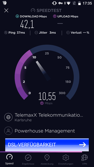 VyprVPN Geschwindigkeit