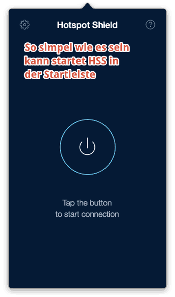 Hotspot Shield VPN für Mac
