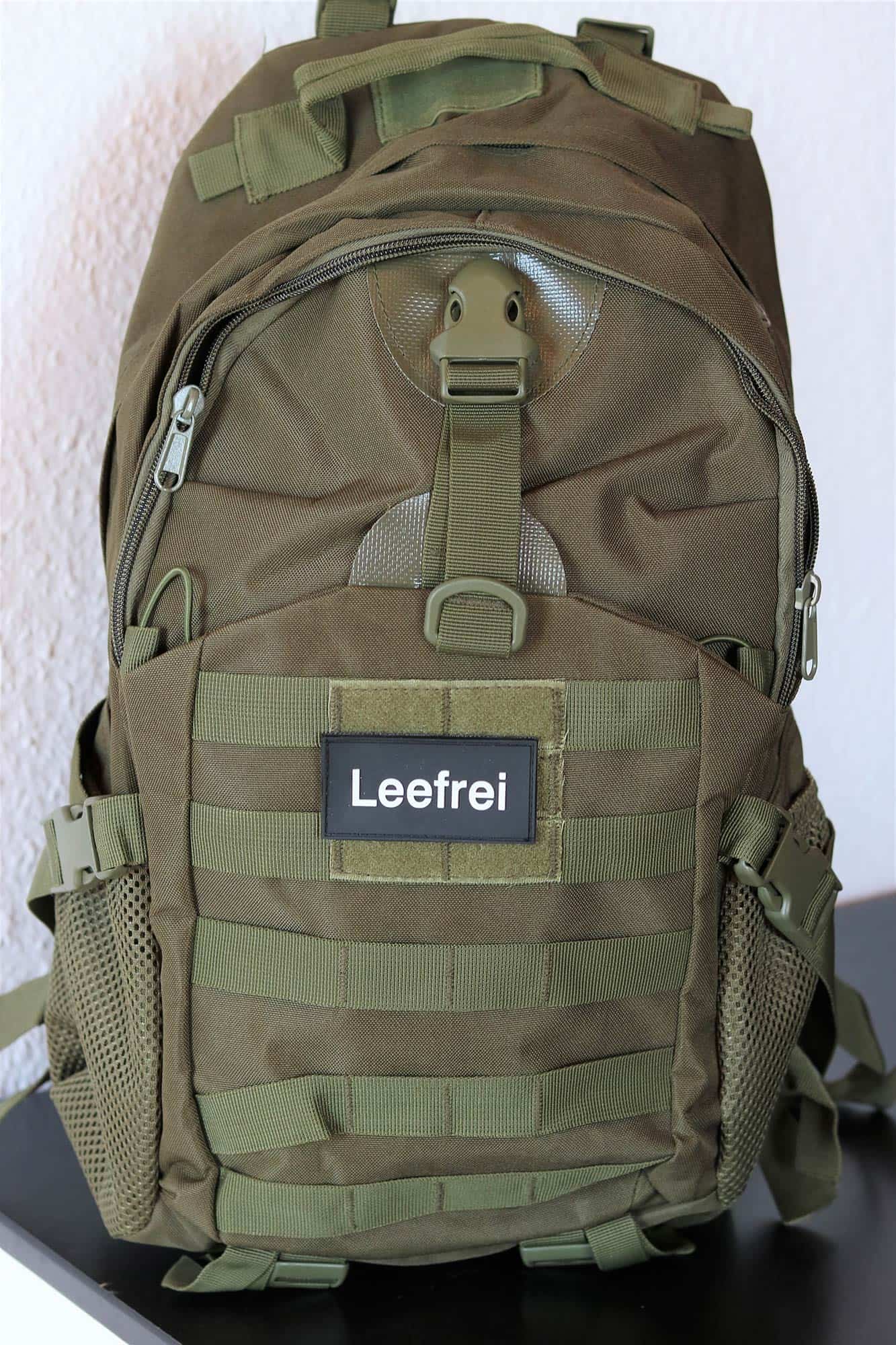 Leefrei Rucksack gepackt