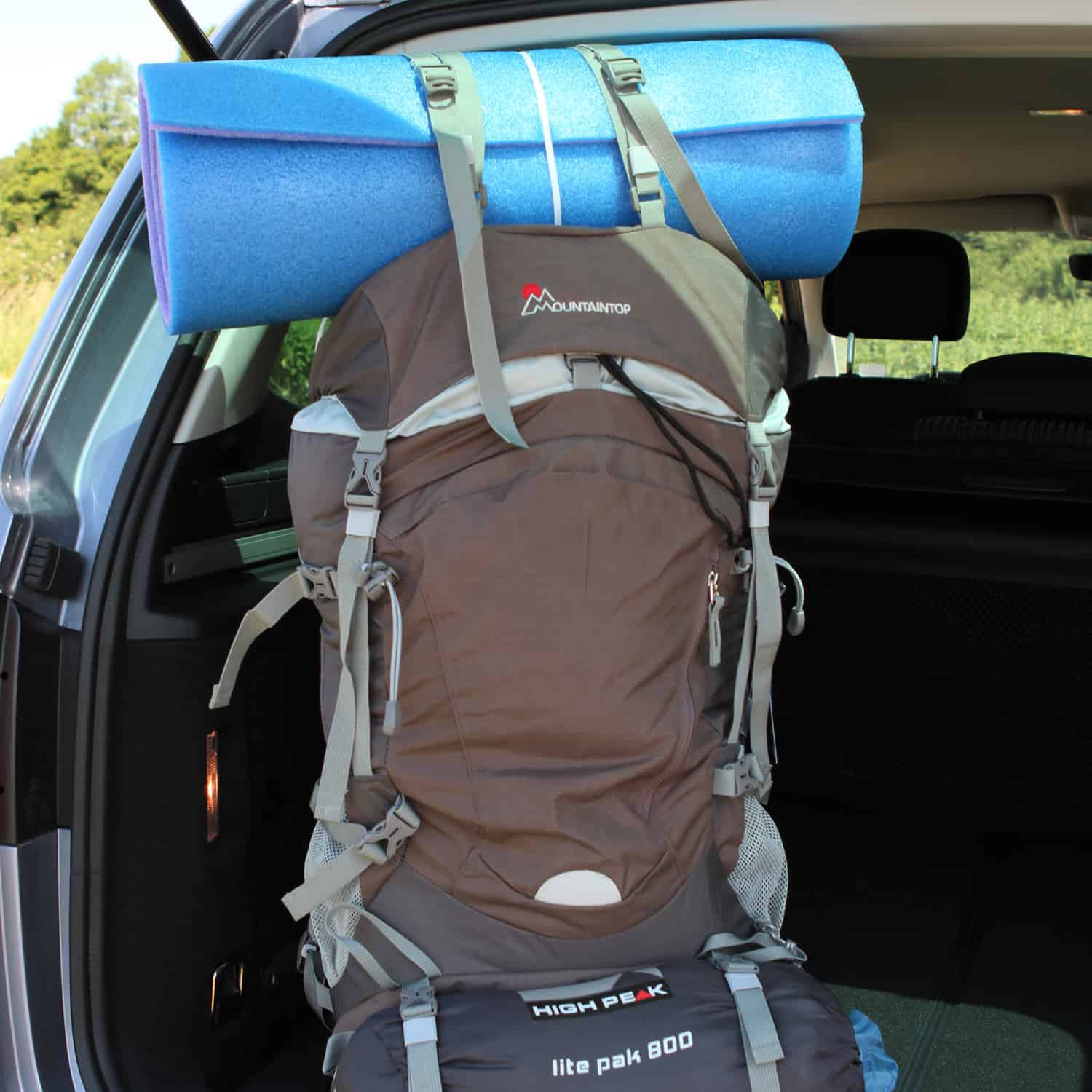 Mountaintop 65+5L Rucksack – Rucksack gepackt