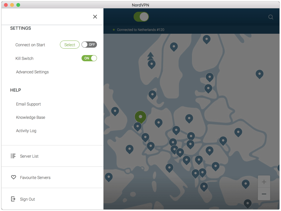 NordVPN Einstellungen