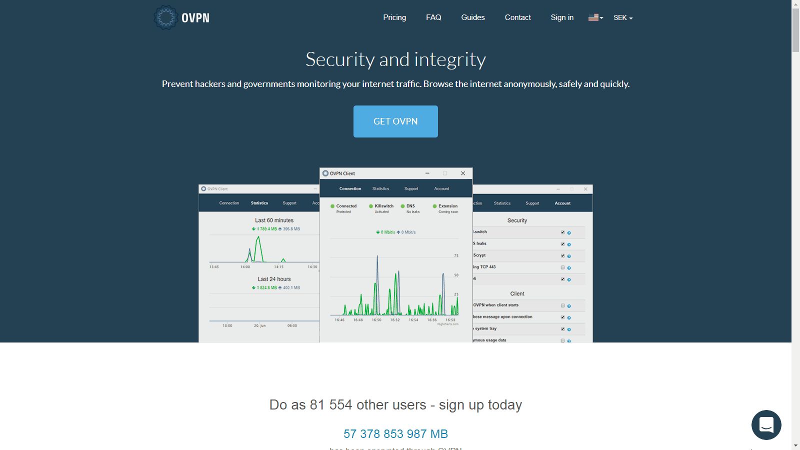 Provider Screenshot