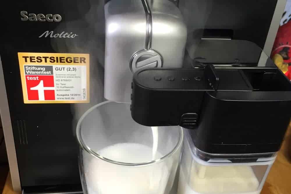 Saeco Moltio – Milchschaum-Funktion