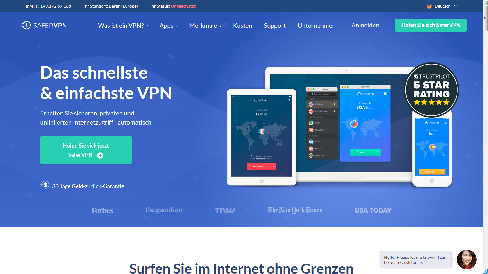 Provider Screenshot