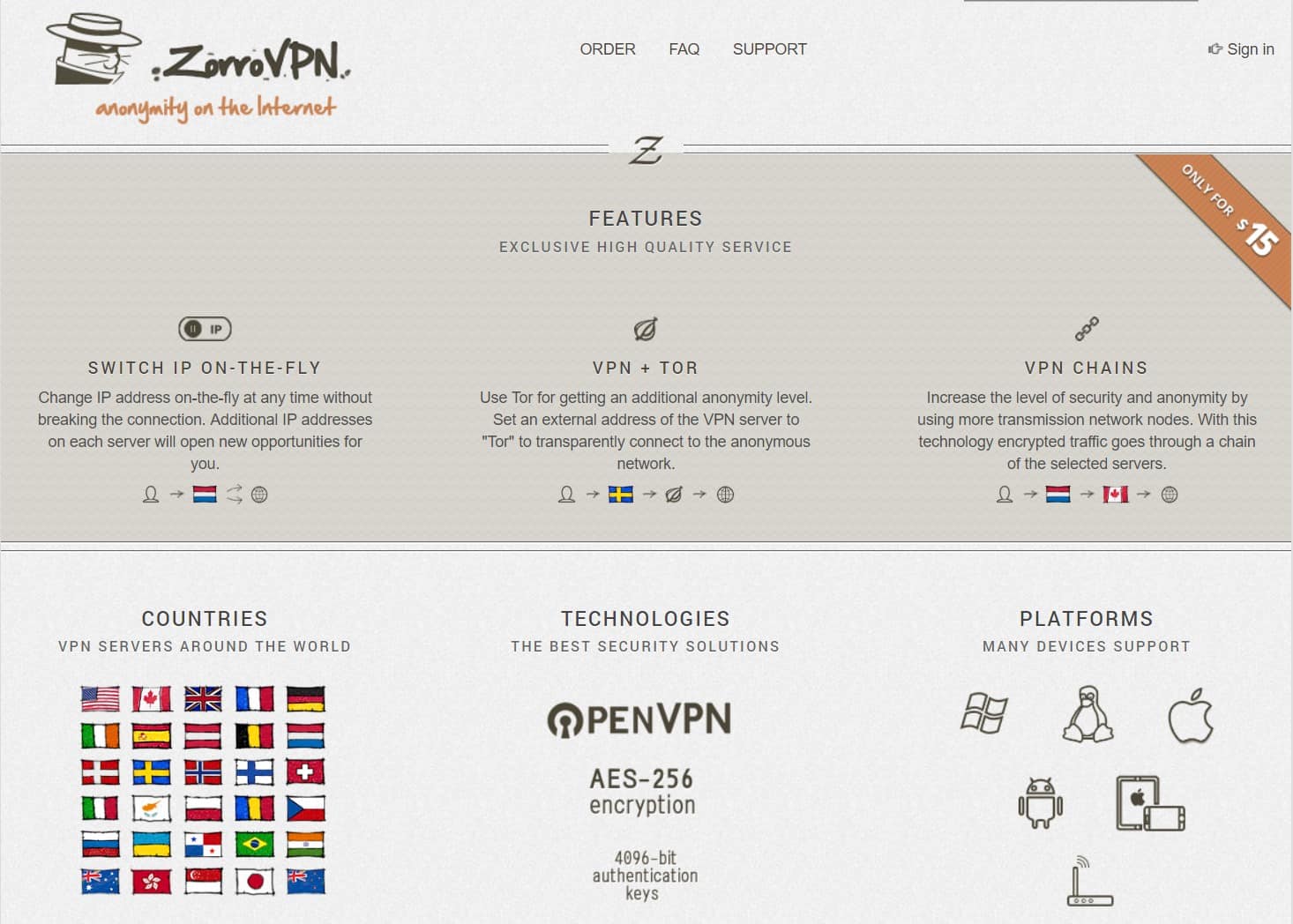 Provider Screenshot
