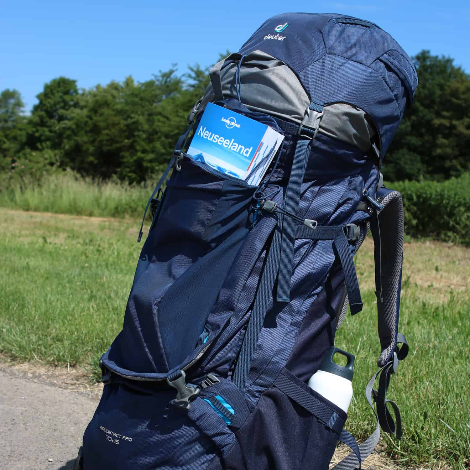 Deuter Aircontact Rucksack gepackt