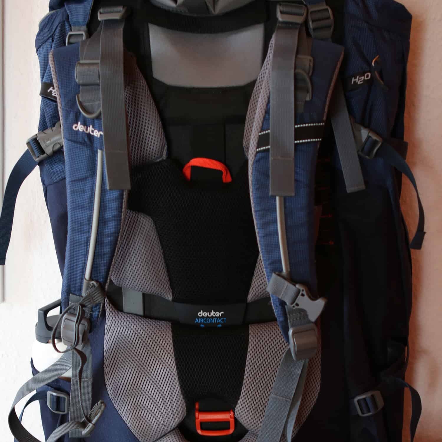 Rucksack-Test – Deuter Tragesystem