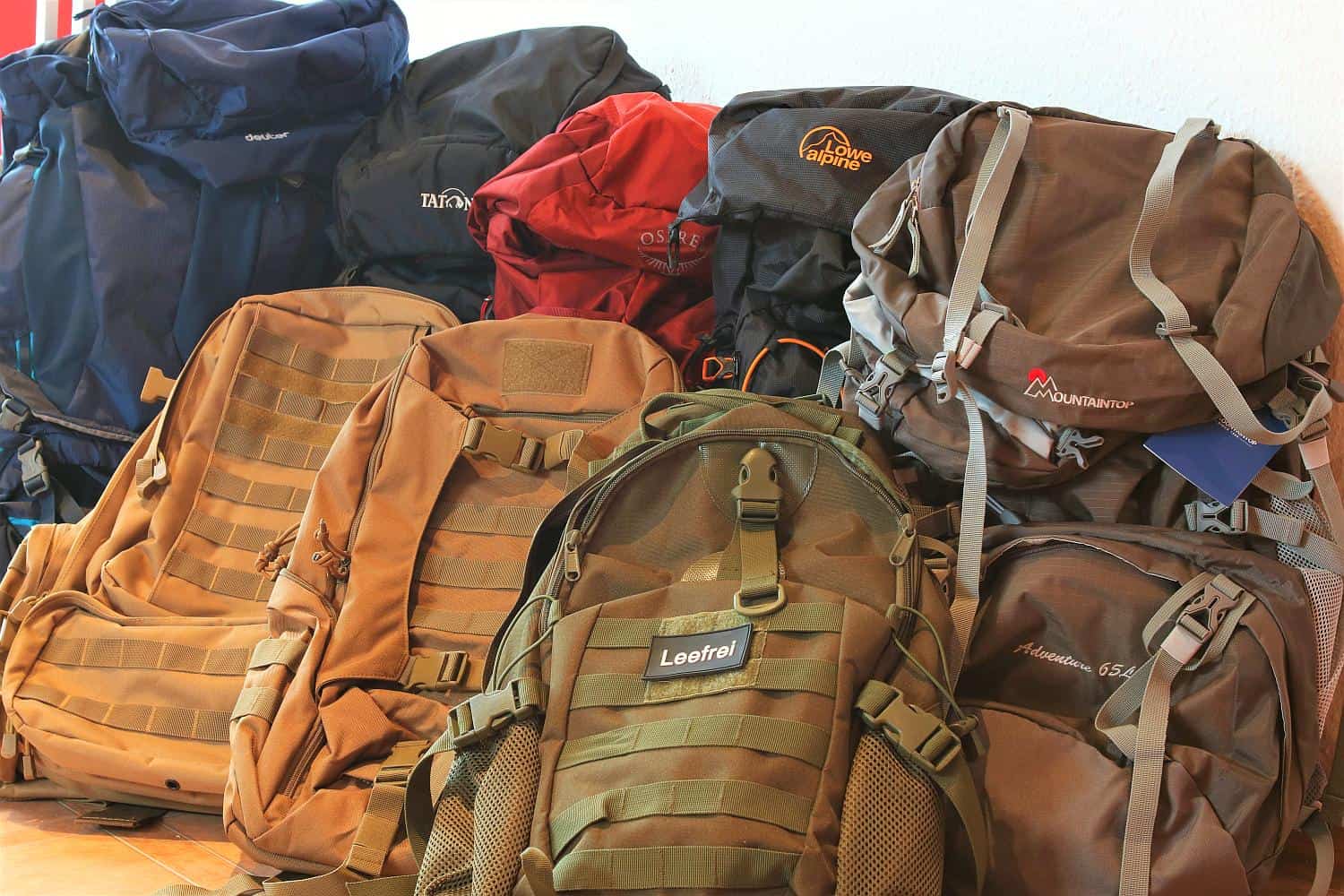 Rucksack-Test – Alle Testprodukte in der Übersicht