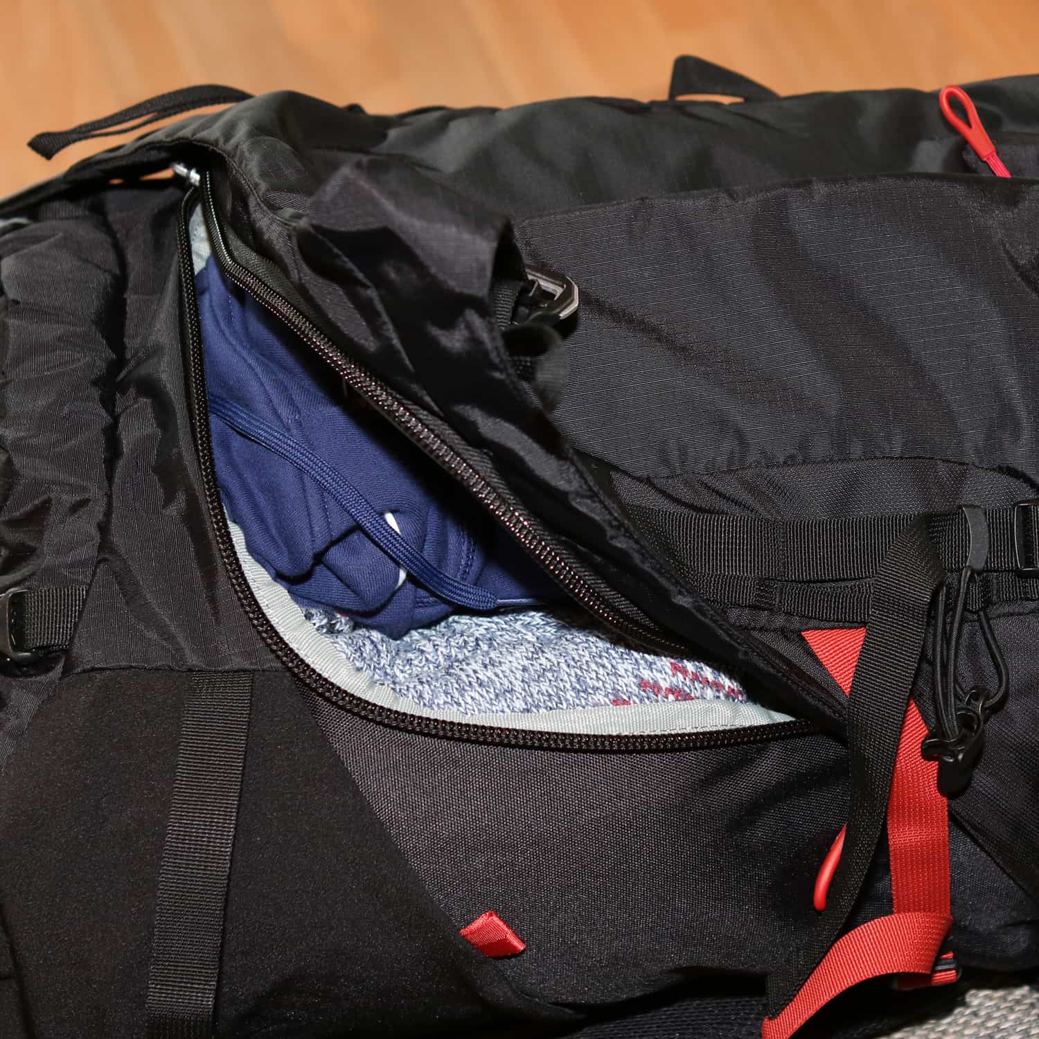 Tatonka Yukon Rucksack – Zugriff zum Hauptfach