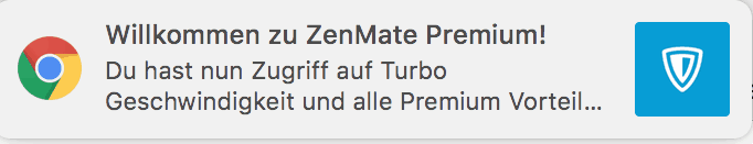 Benachrichtigung