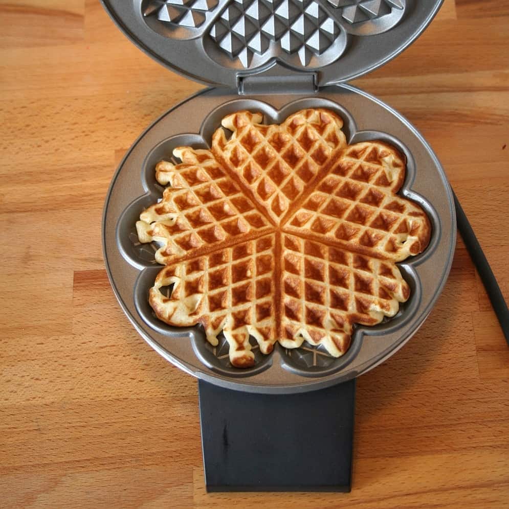 Waffel gebacken im Cloer 1621