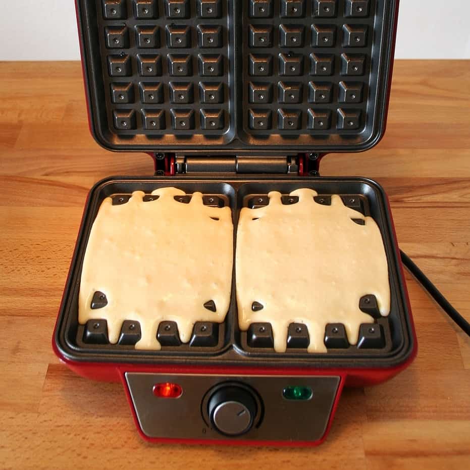 GOURMETmaxx – Teig im Waffeleisen