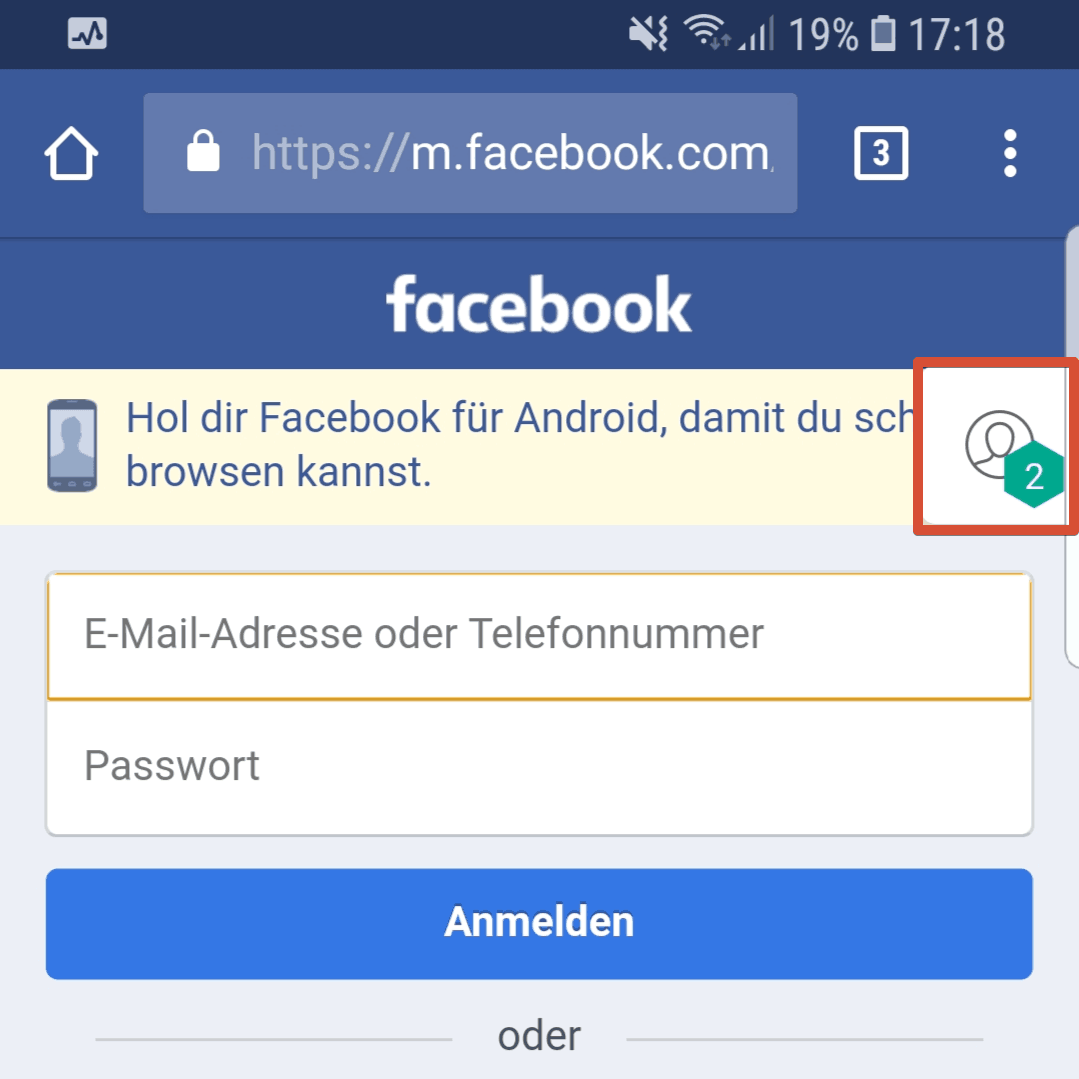 Kaspersky Password Manager – Zwei Accounts gefunden