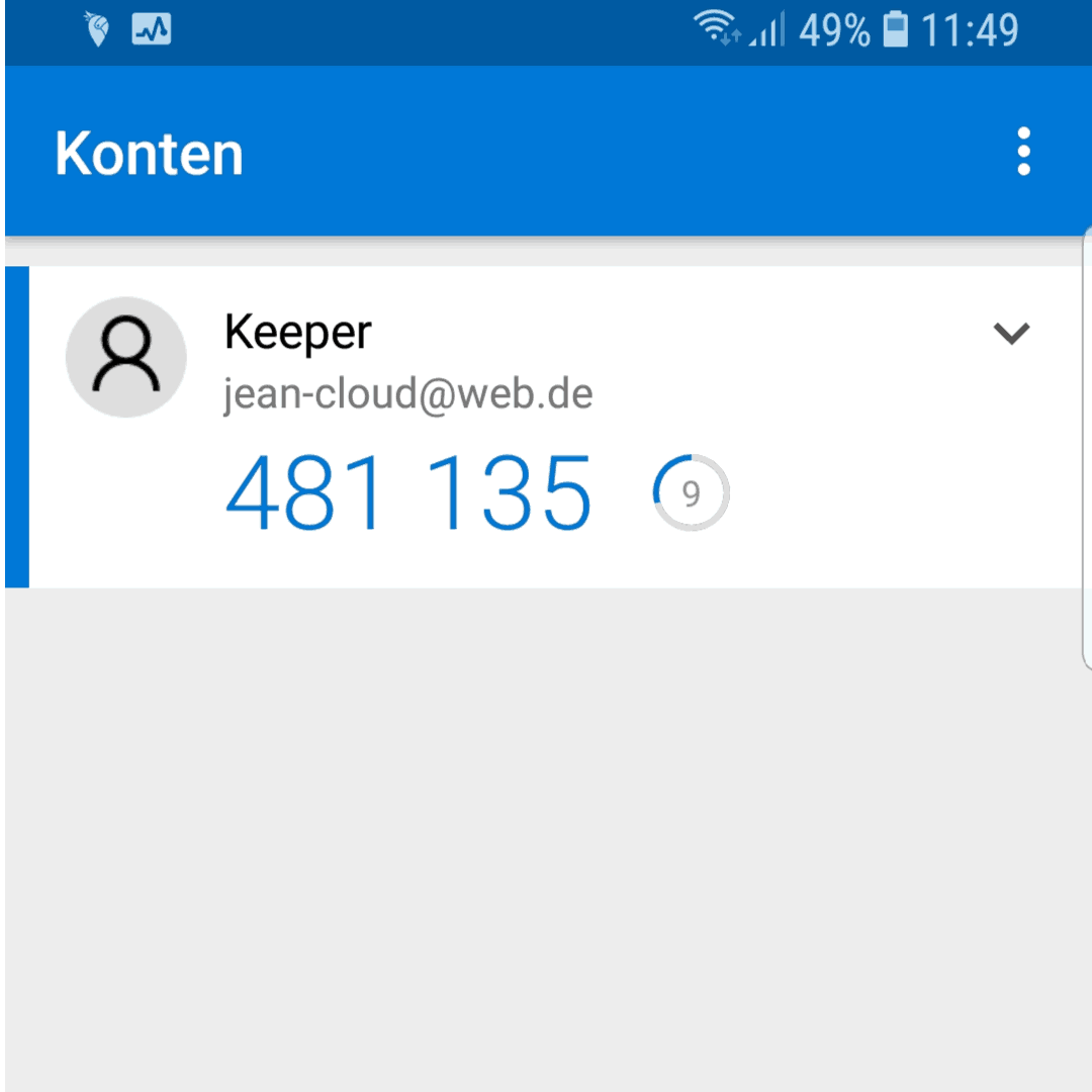 Zusätzliche Sicherheit