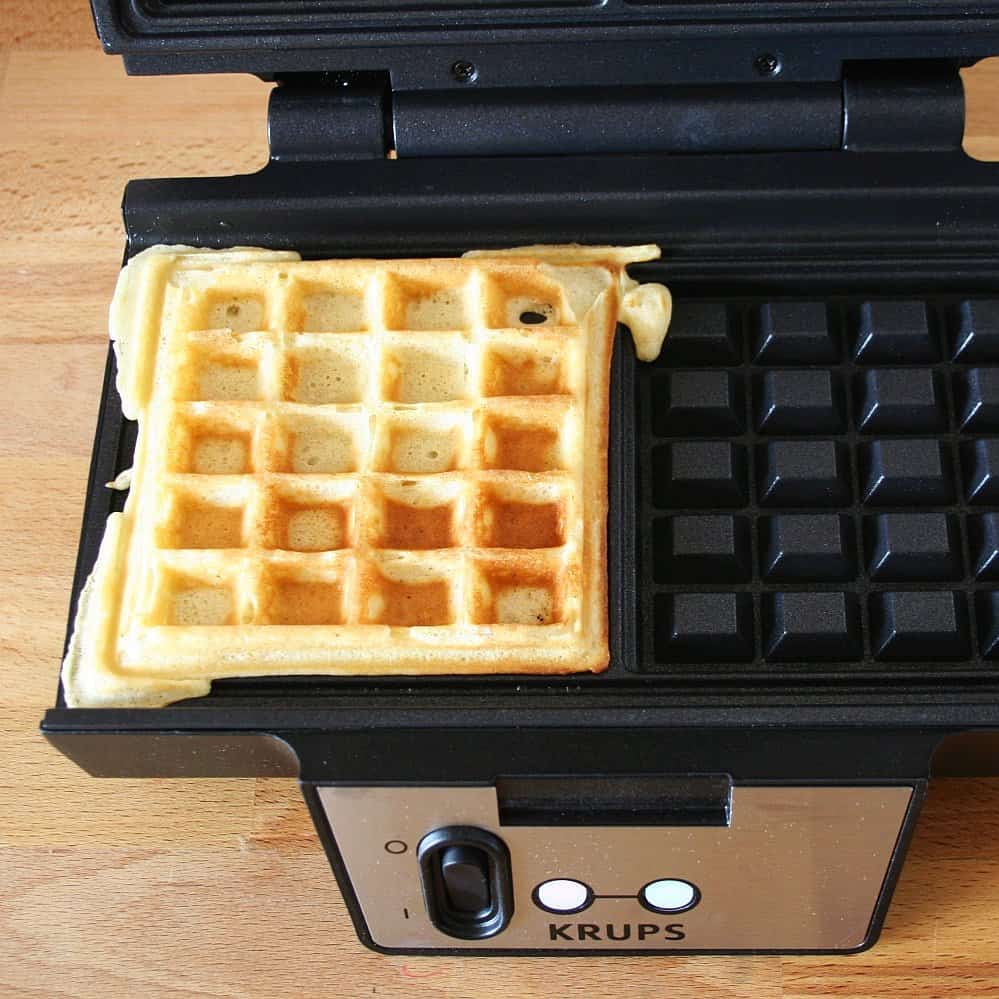 Krups FDK251 Waffeleisen – fertig gebackene Waffel