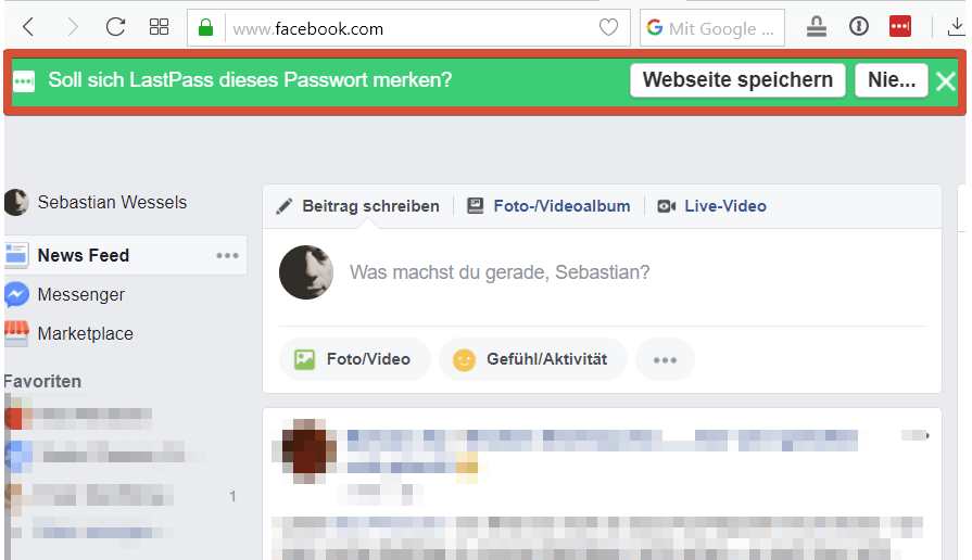 Passwort merken