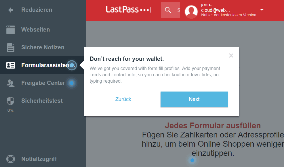 Lastpass Vault Tour