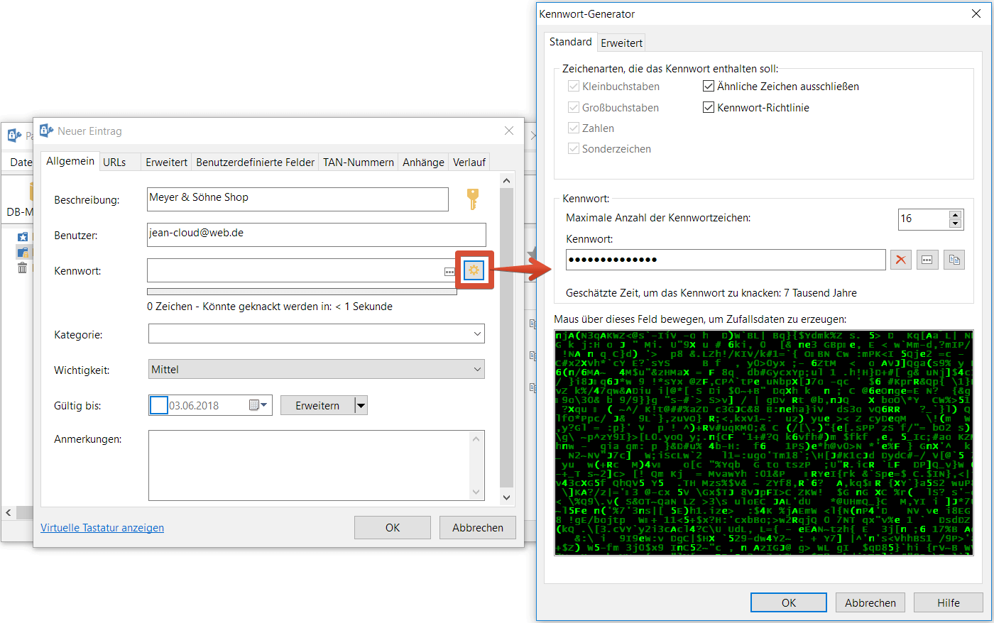 Password Depot Passwort Generator