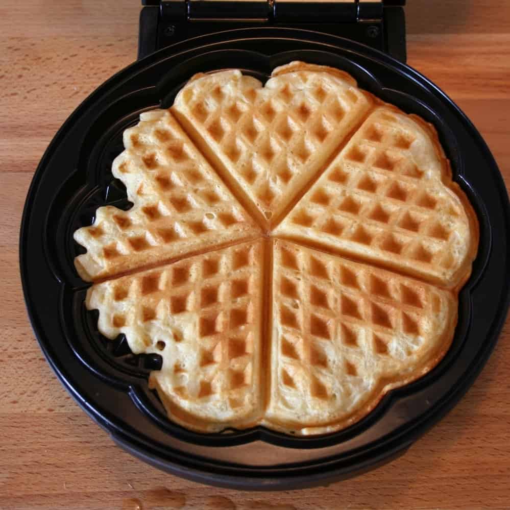 Waffel gebacken im Severin 2103