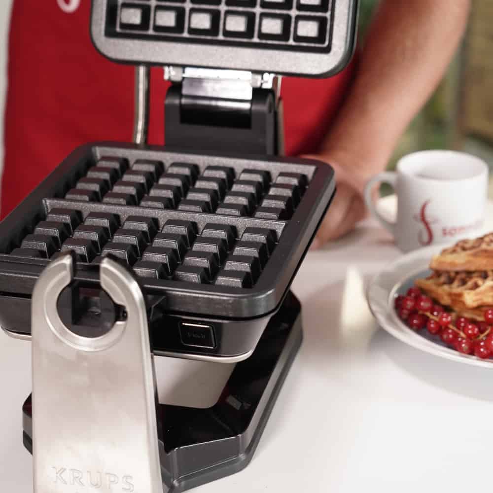 Krups FDD95D Waffeleisen – geöffnete Ansicht