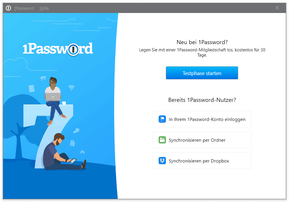 1Password Konto erstellen