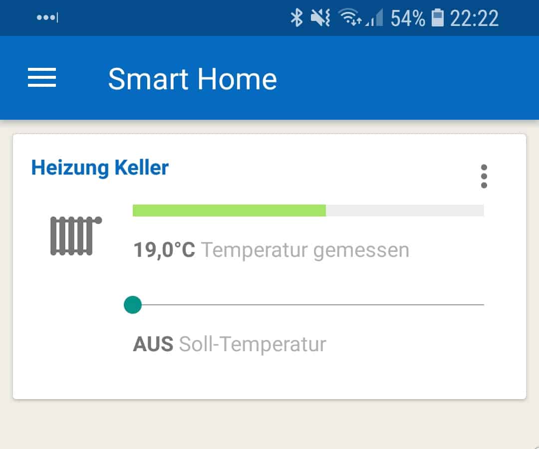 FritzBox 6490 – SmartHome-Heizung