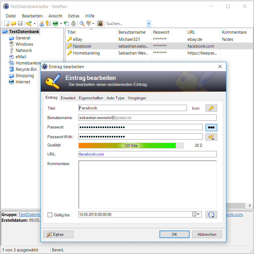 KeePass Deutsch