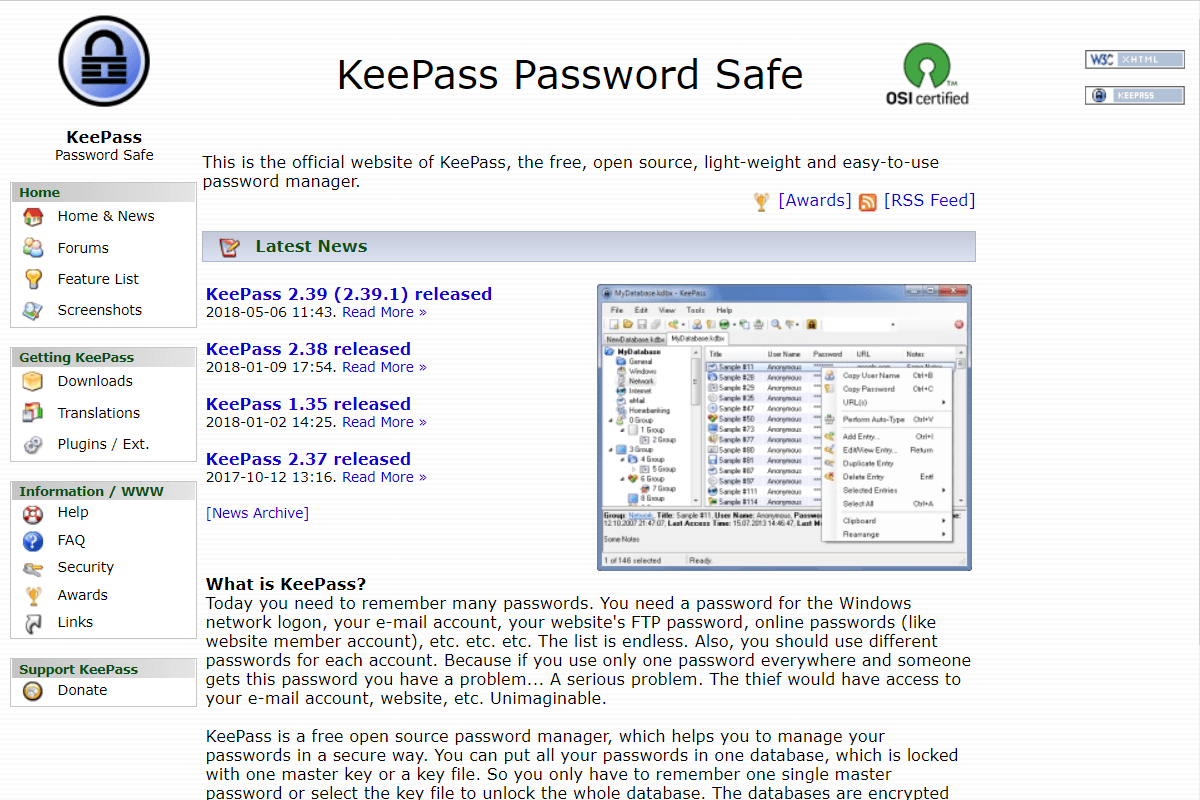 Provider Screenshot