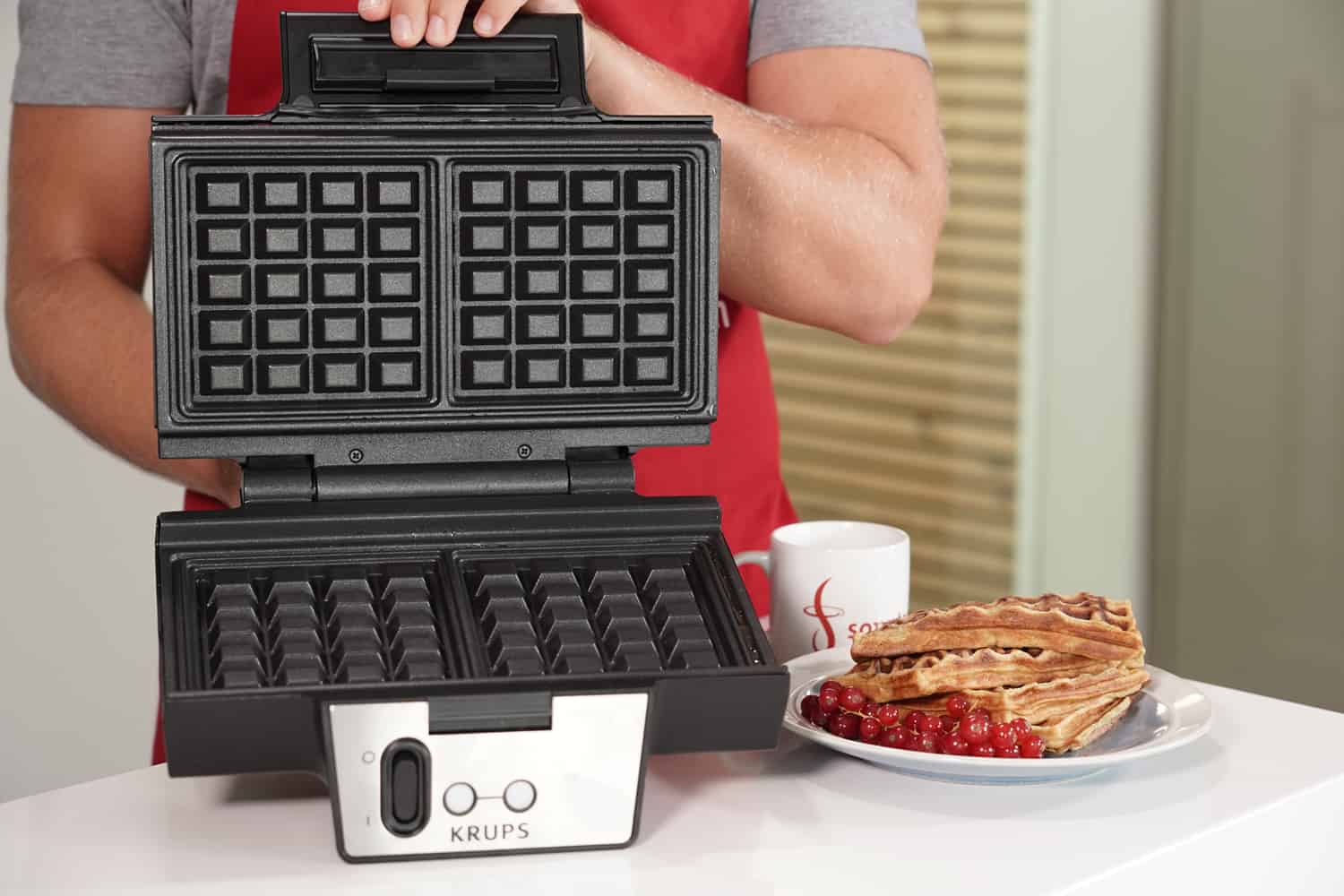 Krups FDK251 Waffeleisen – offen