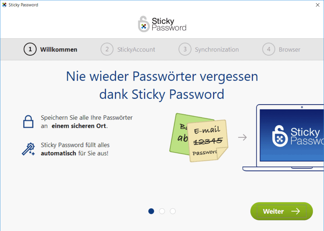 Sticky Password Start