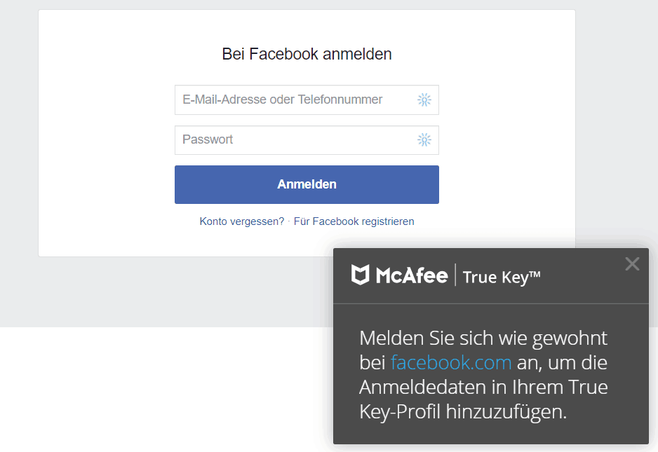 True Key Facebook Tour