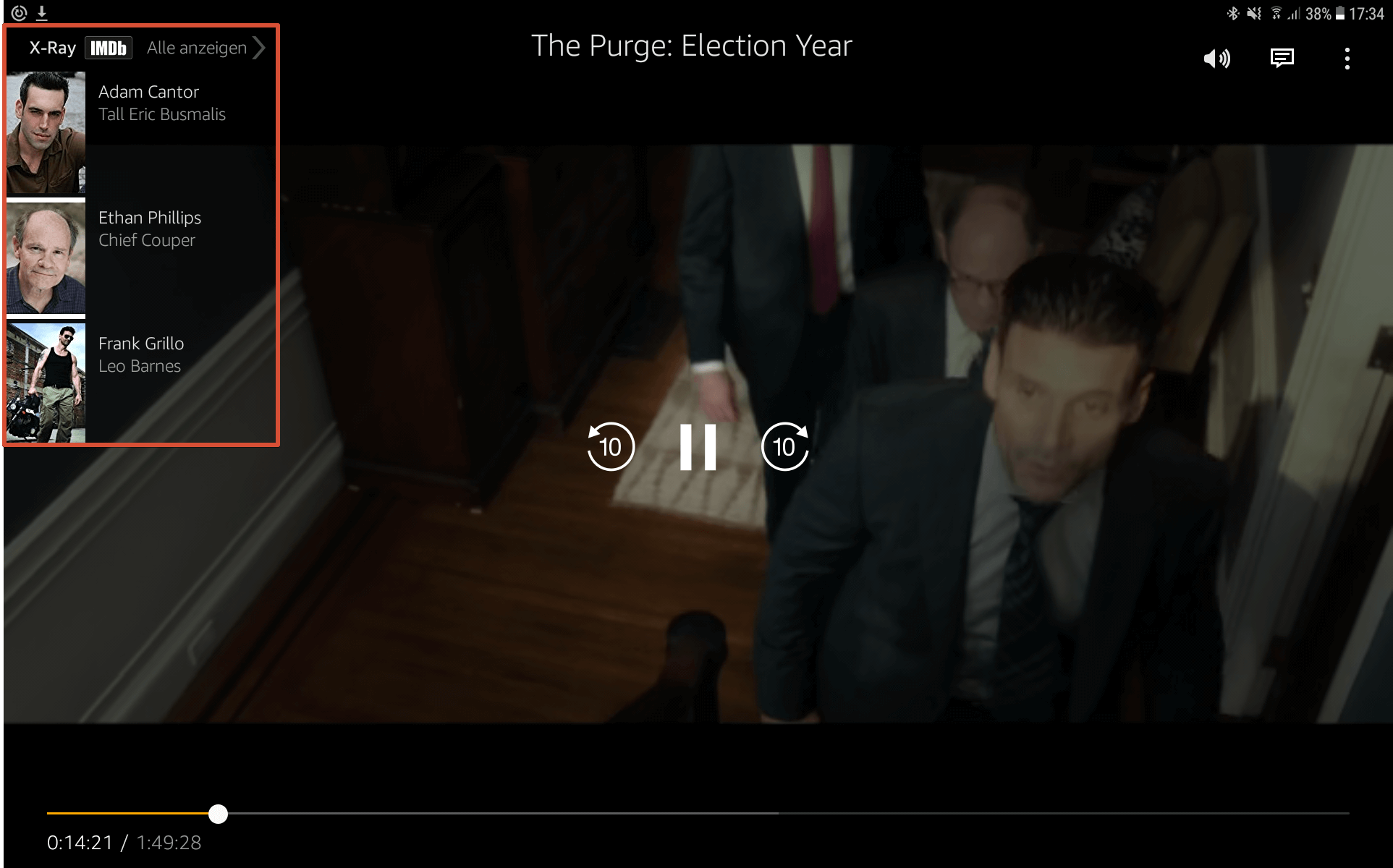 Amazon Prime Video App – X-Ray